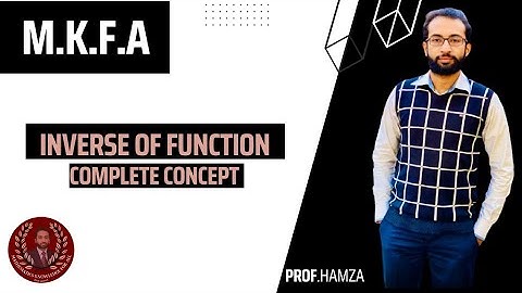 Inverse of a Function in Urdu/Hindi (M.K.F.A)