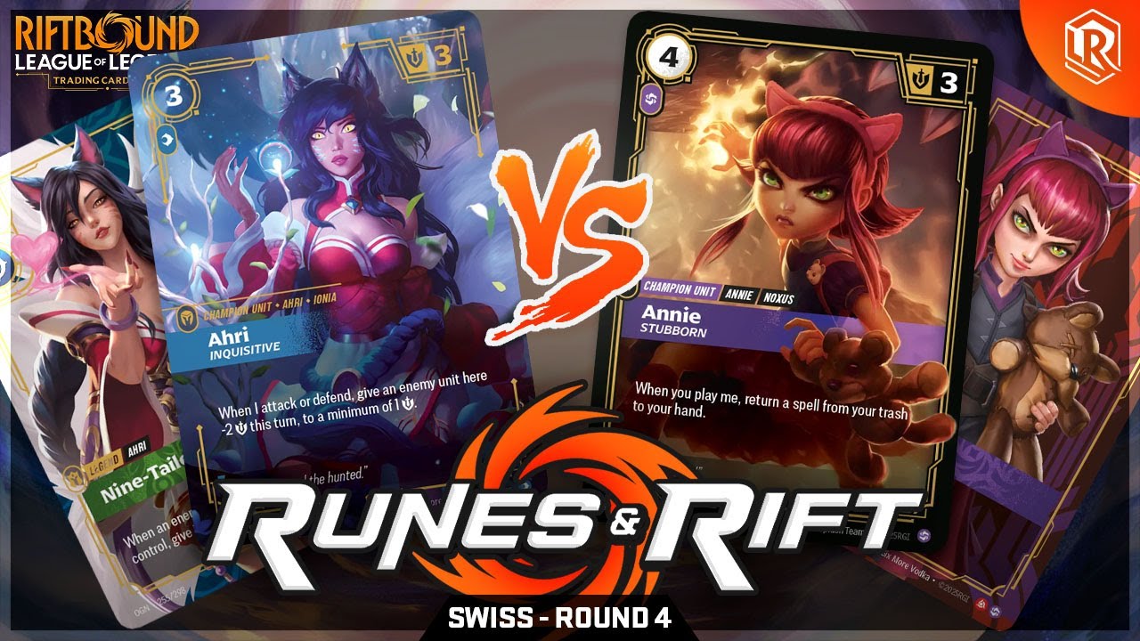 Riftbound Weekly Tournament 5 – Round 4 | Annie vs Ahri | Runes & Rift ...