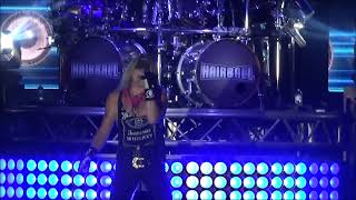 HAIRBALL - "Kick Start My Heart" & "Dr. Feelgood" Live at Allamakee County Fair - Waukon, IA 7/22/22