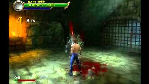 Using the VS characters on Mortal Kombat Shaolin Monks story mode.