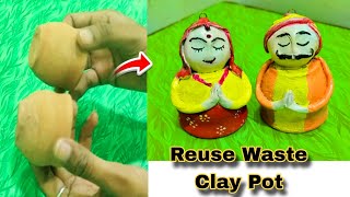 Rajasthani Doll By Small Matkireuse Waste Kullahadbest Out Of Waste Ideas
