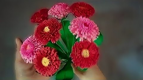 How To Make A Bellis Perennis Daises Paper Flower (FULL TUTORIAL)