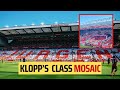 DANKE JURGEN - Anfield mosaic for Jurgen Klopp&#39;s farewell