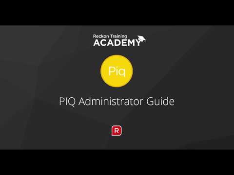 PIQ Administrator Guide