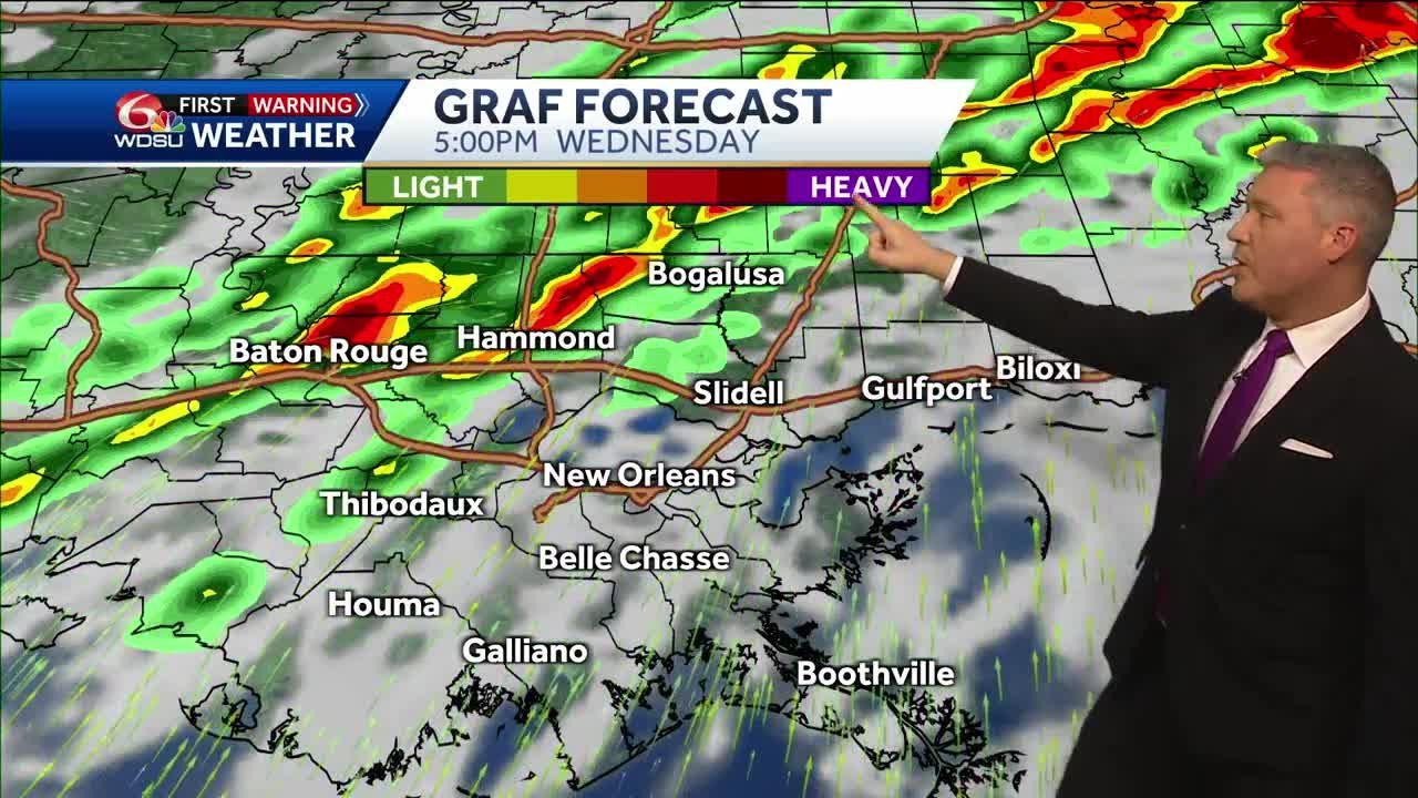 Tracking strong possibly severe storms on top of more fog - YouTube