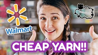 WALMART YARN IS SO AFFORDABLE!!!