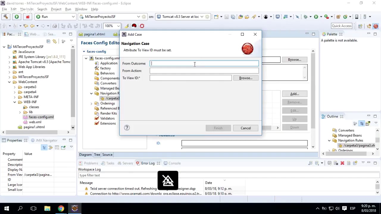 3.JSF NAVEGACION PAGINAS - YouTube