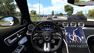 Mercedes - Amg C63 S E Performance 2024 - Euro Truck Simulator 2 [Steering Wheel Game Play] screenshot 5