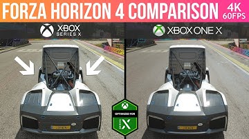 Forza Horizon 4 - Xbox Series X vs Xbox One X - 4K 60FPS - Ultimate Comparison!!!