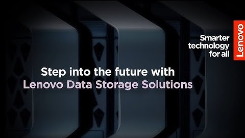 Step into the Future with Lenovo Data Storage Solutions