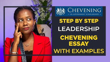 THE BEST CHEVENING ESSAY GUIDE ON YOUTUBE: Leadership and Influence essay