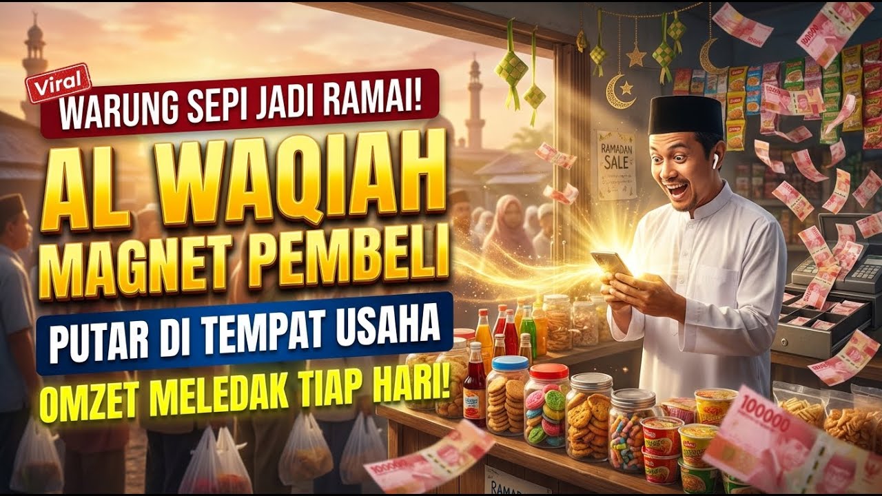 MUSTAJAB! Dzikir Pagi Surah Al Waqiah Pelancar Rezeki Puasa Penuh Berkah