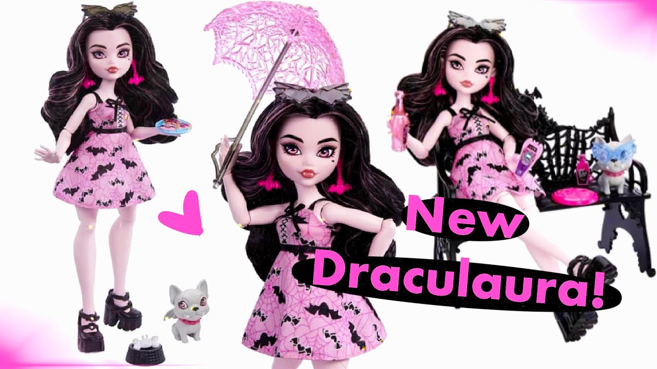 New Monster High G3 refresh Draculaura and Clawdeen dolls 2023 