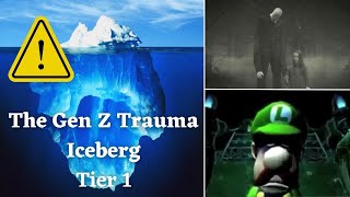 The Ultimate Gen Z Trauma Iceberg: Tier 1