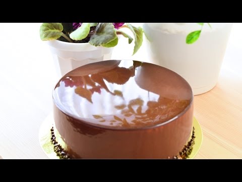 Зеркальная глазурь из какао  Mirror Glaze cocoa