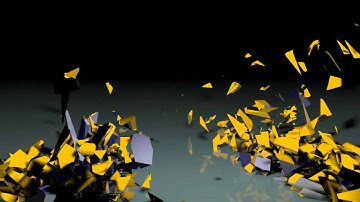 3D text explosion - Cinema 4D + Thrausi plugin