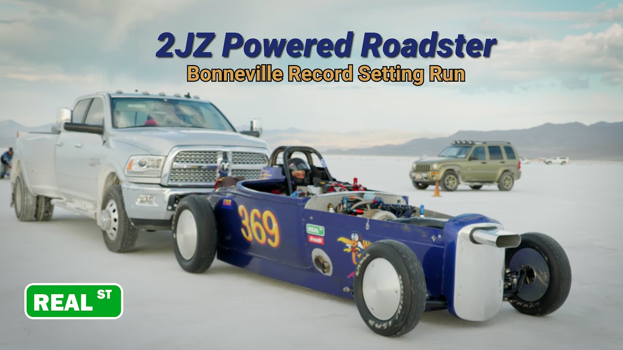 2JZ Powered Roadster goes 260+ mph in POV! New Land Speed Record