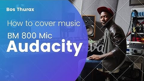 V8 SOUND CARD with BM 800 Condenser Mic to PC using AUDACITY | SIMPLE SETUP on HOW TO COVER A MUSIC