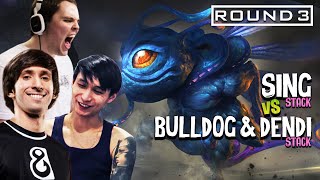 SING STACK vs BULLDOG & DENDI STACK | Round 3 (SingSing Dota 2 Highlights #1922)