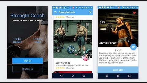 CodePath Summer 2015 Demo Day: StrengthCoach (Android for Engineers)