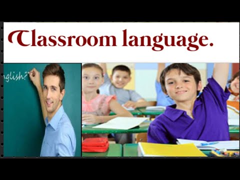 Classroom language عبارات تستخدم في الصف