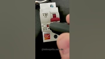 Poniendo Breaker WiFi en modo programacion para configurarlo en la App Tuya / Smart Life / MOES