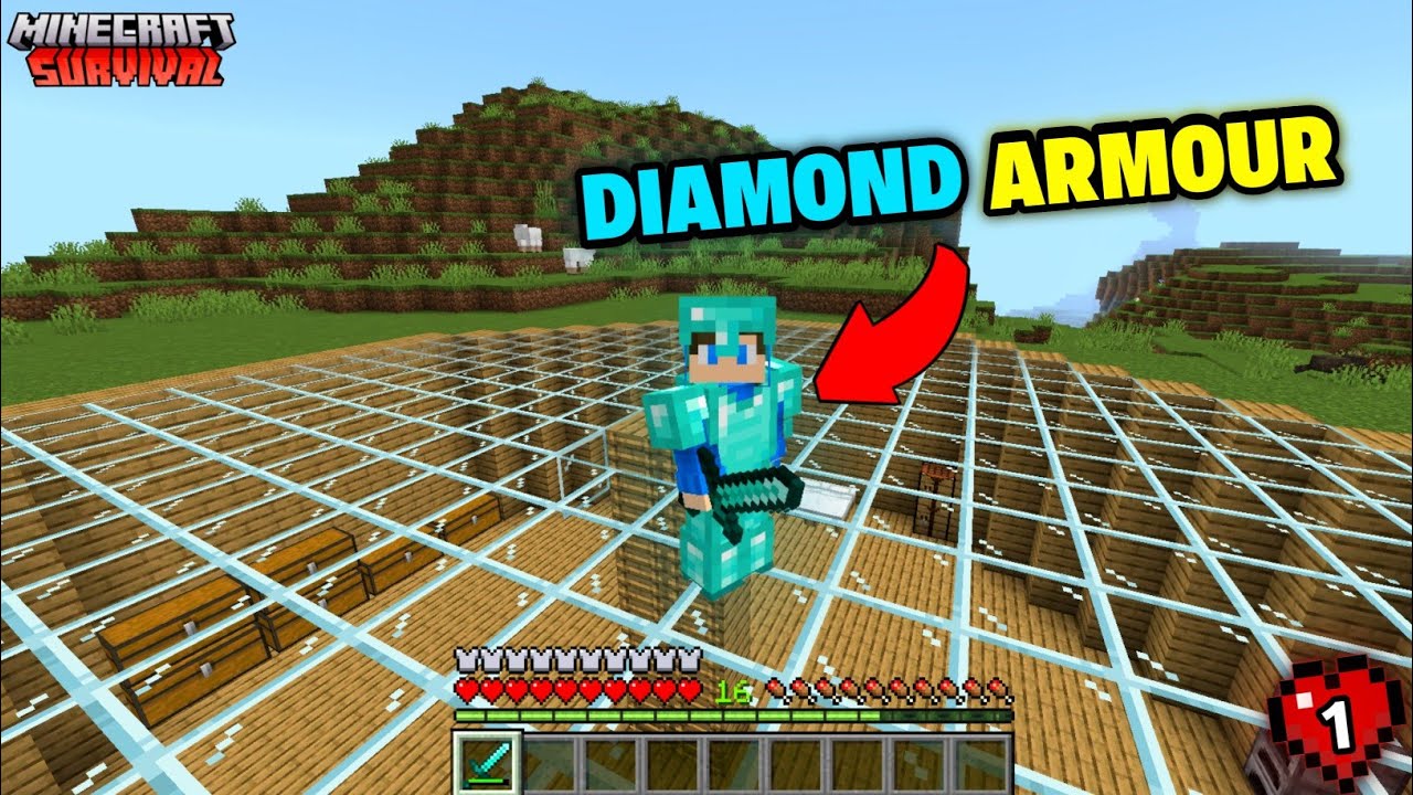 Covered Up In Diamonds In Just Episode 1 | Minecraft Survival - YouTube