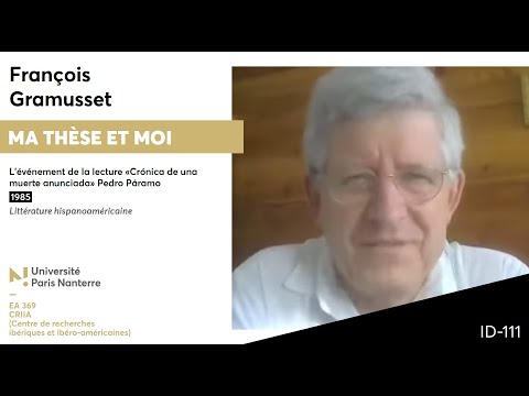 111. François Gramusset parle de sa thèse