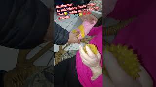 #Alzheimer as mãozinhas ficam muito frias, então sempre coloco as luvas 🧤🧤🥹❤️❤️