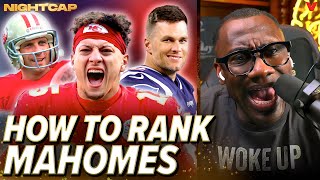 Shannon Sharpe discusses Patrick Mahomes' place in his Top 5 NFL QBs of all time | Nightcap