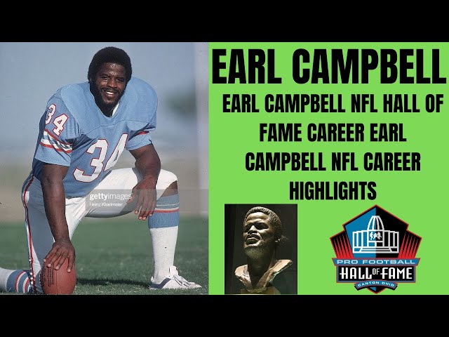 Earl Campbell  Pro Football Hall of Fame