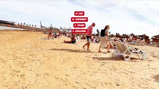 Must See 😎 Cabanal Beach | 4K Beach Walk Spain 2 September 2023 | Valencia Beaches