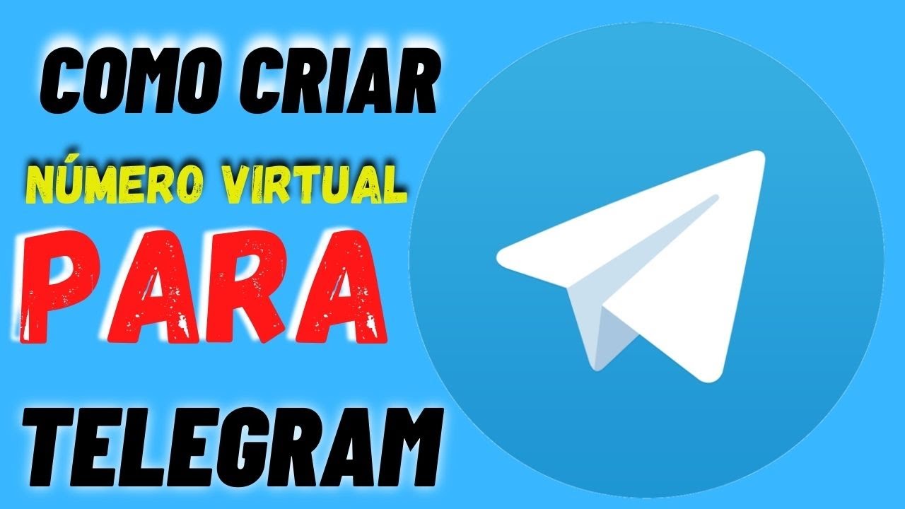 Como Criar Número Virtual Para Telegram!! Número Virtual Brasileiro