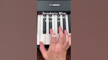 Thumbnail of Easy Chords Strawberry Wine by Deana Carter #easychords #piano #chords