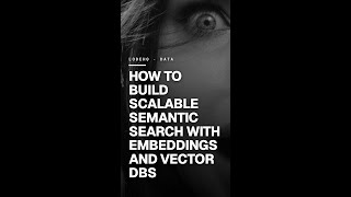How to Build Scalable Semantic Search with Embeddings and Vector DBs