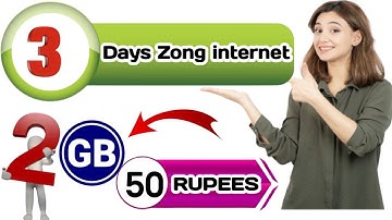 Zong internet package 2025 | Zong internet package for 3 days | Zong ka sasta internet package 2025