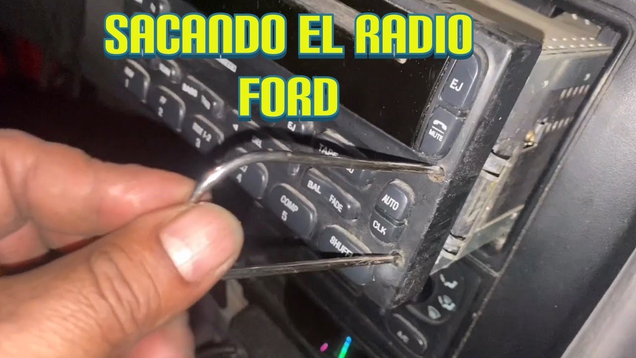 Como sacar Radios ó Estéreos de Todo Fords, Éste es un Winstar - YouTube