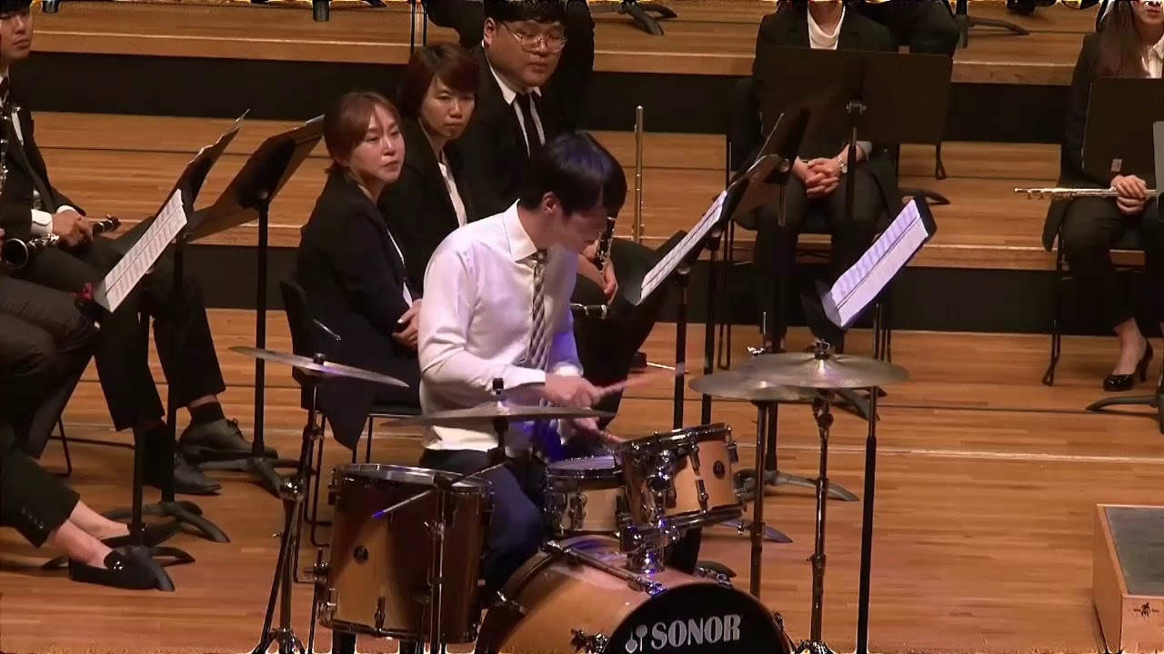 [경남심포닉밴드]L. Neeck Drum Concerto 드러머 강병곤 YouTube