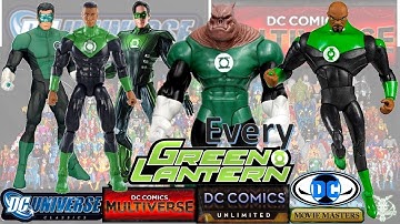 Every DC Multiverse Green Lantern DC Universe Classics DC Comics Unlimited McFarlane Toys