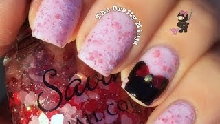 Minnie Mouse Nail Tutorial by The Crafty Ninja