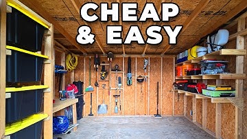 13 Simple Shed Storage Ideas