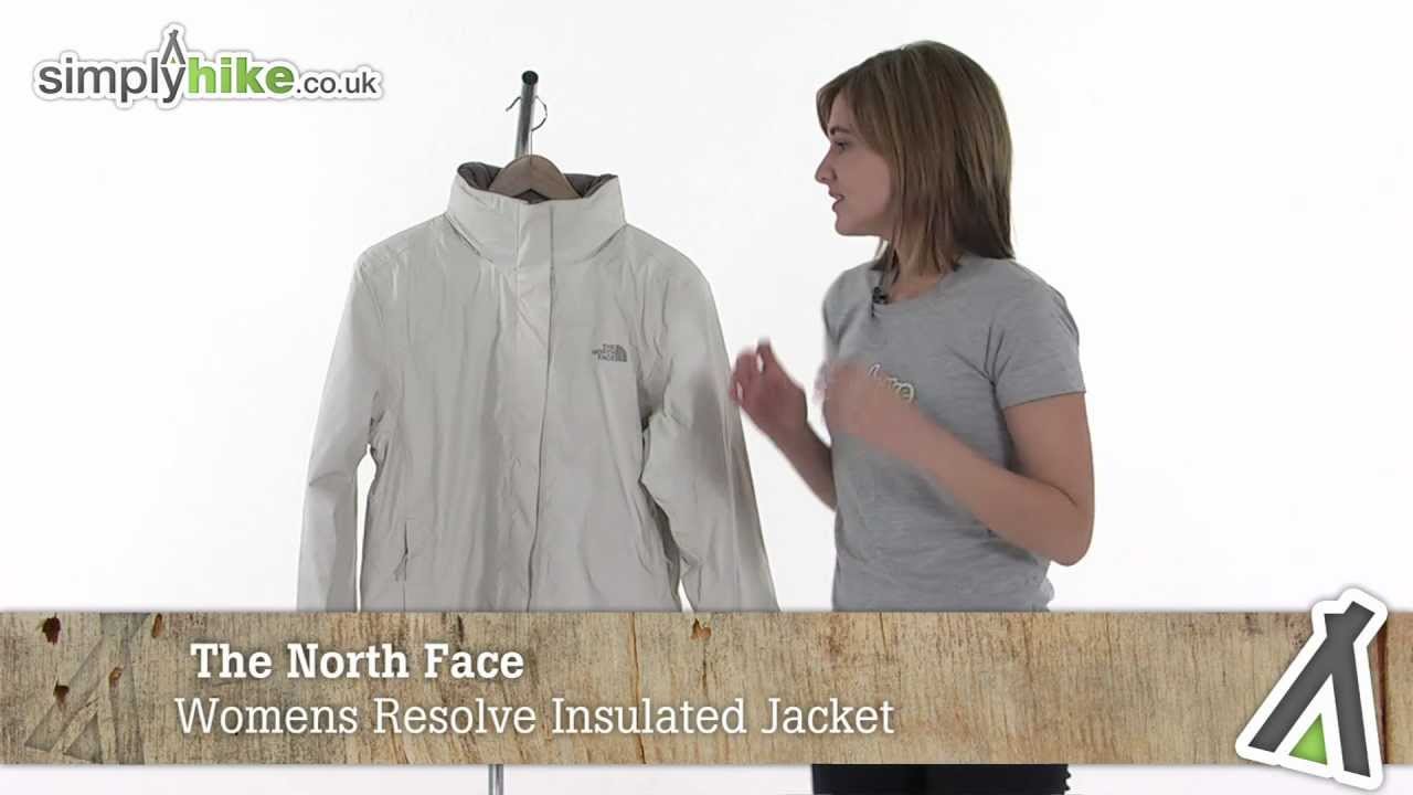 north face women's resolve insulated jacket