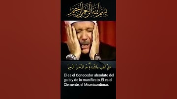 هو الله الذي لا إله إلا هو عالم الغيب. #القرآن_الكريم #سورة_الحشر#عبدالباسط_عبدالصمد