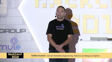 Svilen Ivanov - Service Reliability Engineering - Failures are Always an Option