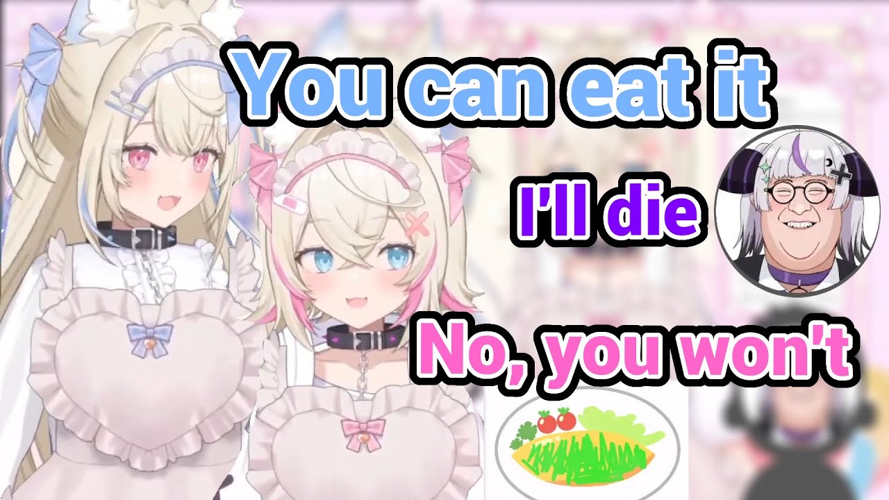 Laplus is Risking Her Life Just to Eat Fuwamoco's Suspicious Omurice