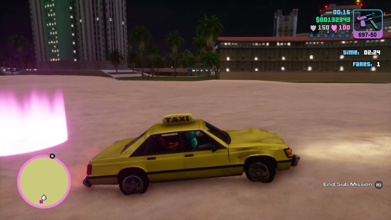 Grand Theft Auto Vice City The Definitive Edition Taxi Missions 22 