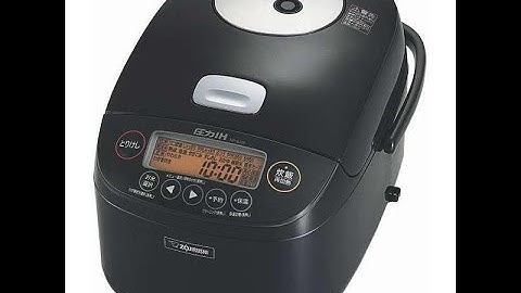 Hướng dẫn sử dụng nồi cơm điện Nội Địa Nhật Zojirushi NP - BJ18 chức năng áp suất và tách đường