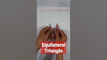 Construction of an equilateral triangle #shorts #ytshorts #triangle #construction #geometry