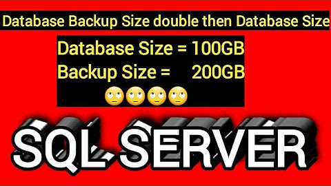 Backup size is double then database size || SQL Database Backup size is growing too fast.