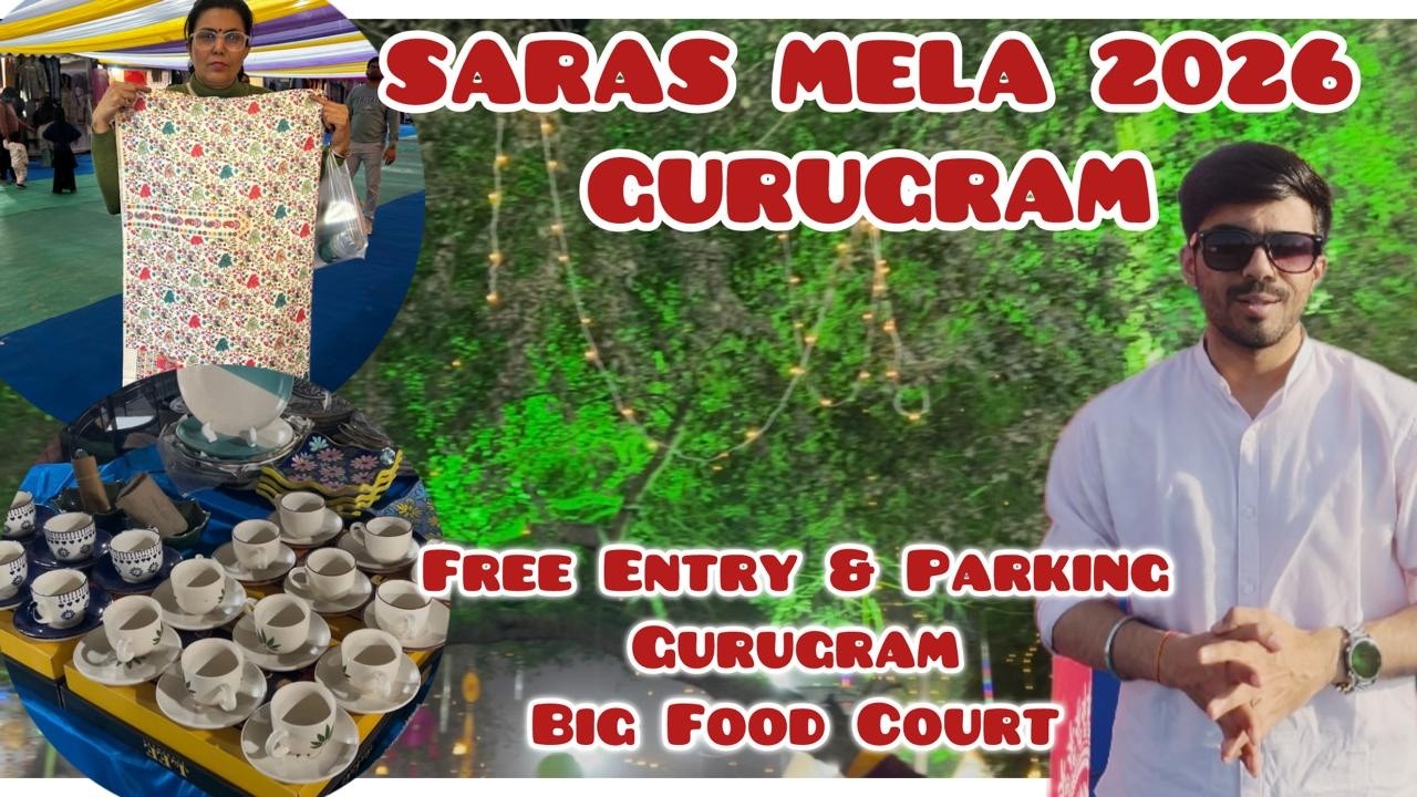 SARAS AAJEEVIKA MELA | 2026 | Gurugram | Heavy Discount + Gift Items | Vlog-36